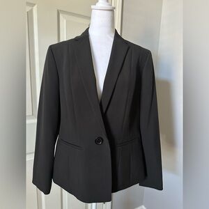 Kasper Blazer One Button, lined, black, size 12